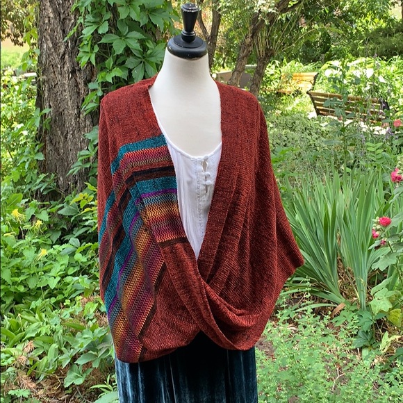 Handwoven infinity wrap